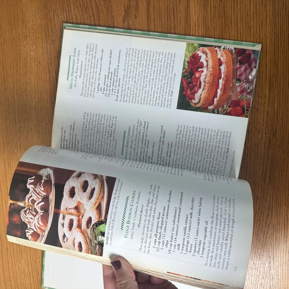 The Best of Country Cooking 2000 Cookbook Reiman Publications Hardcover‎ Gingham